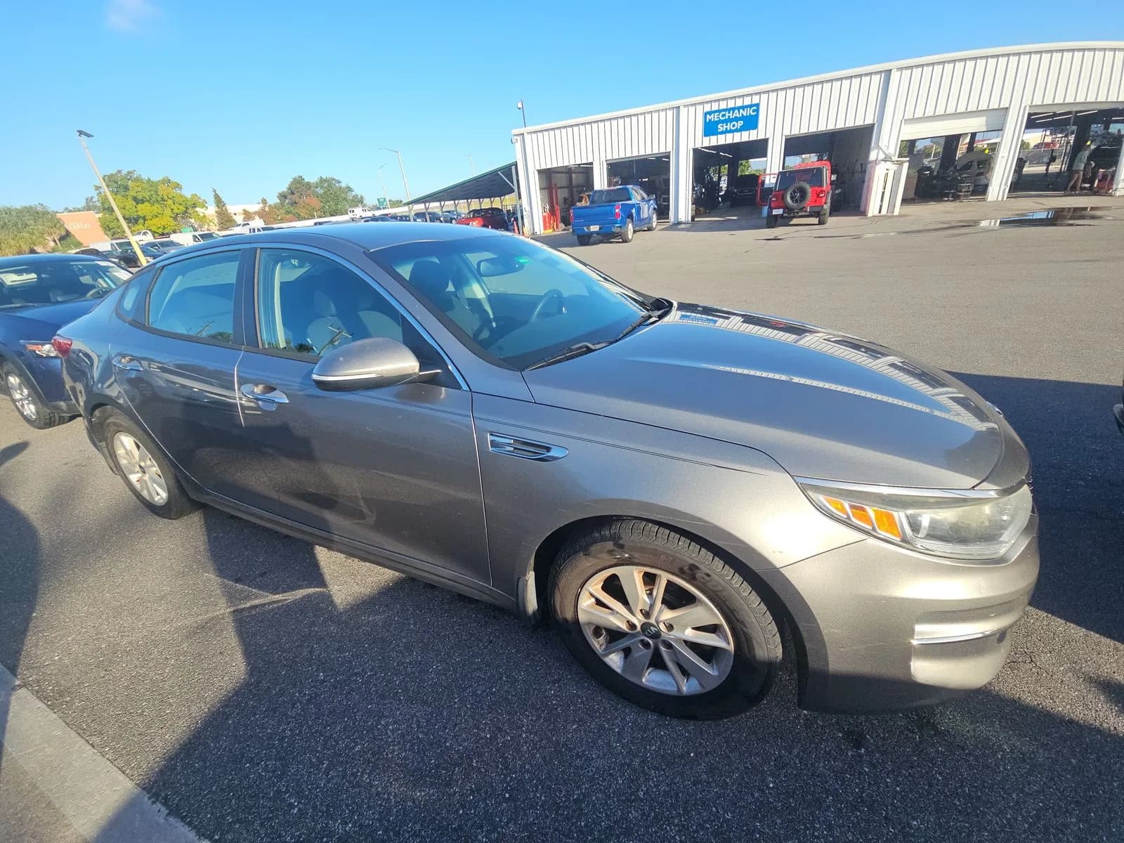2016 Kia Optima — three-quarter rear