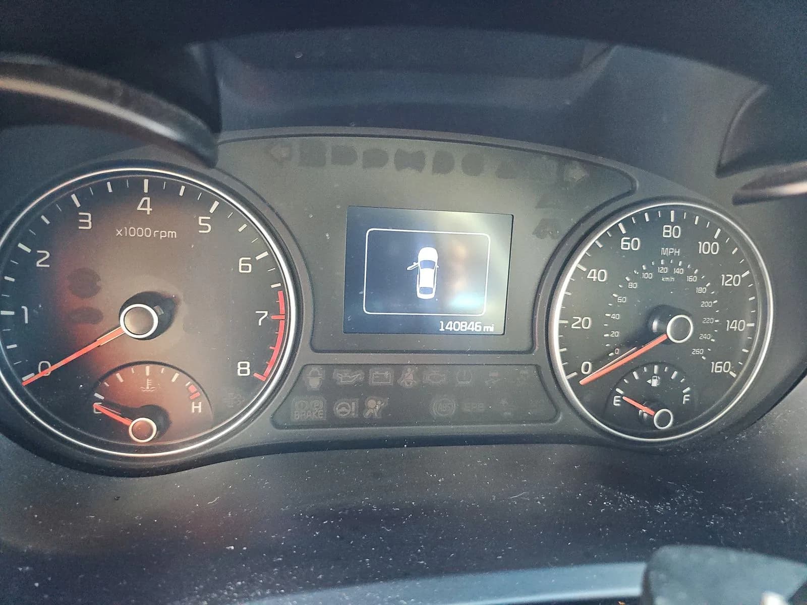 2016 Kia Optima — cargo area