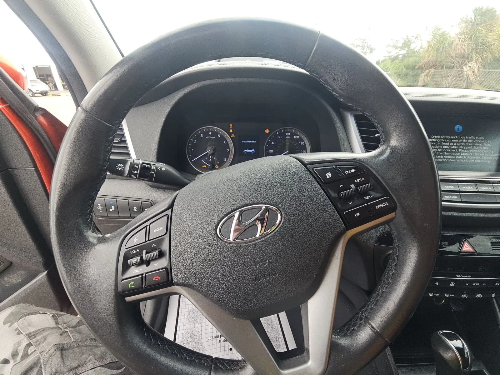 2017 Hyundai Tucson Limited — odometer