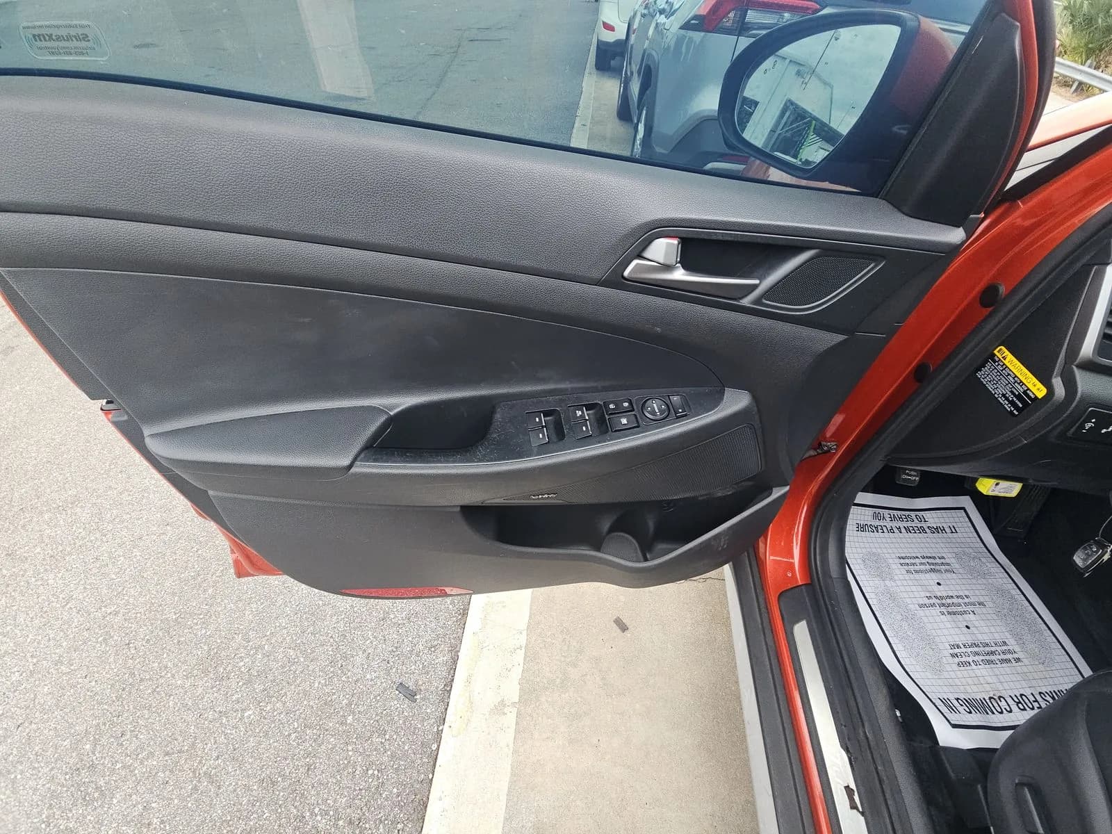 2017 Hyundai Tucson Limited — dashboard